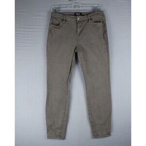 Buffalo David Bitton Women Avalon Jeans SZ 6/28 Brown Midrise Ankle Skinny